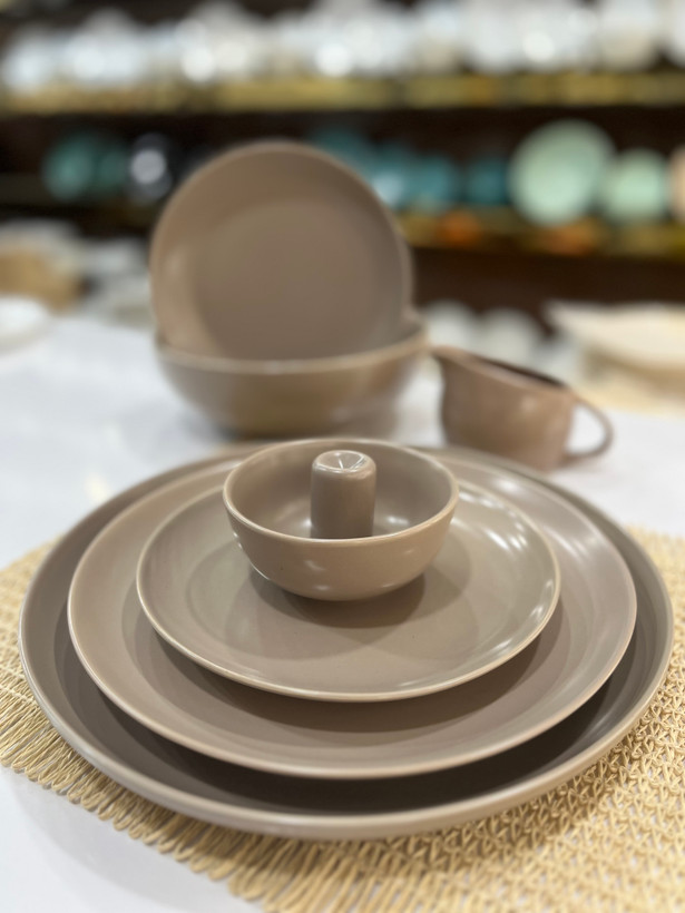 سرویس چینی رنگی مینیمال بونسای ۳۰پارچه